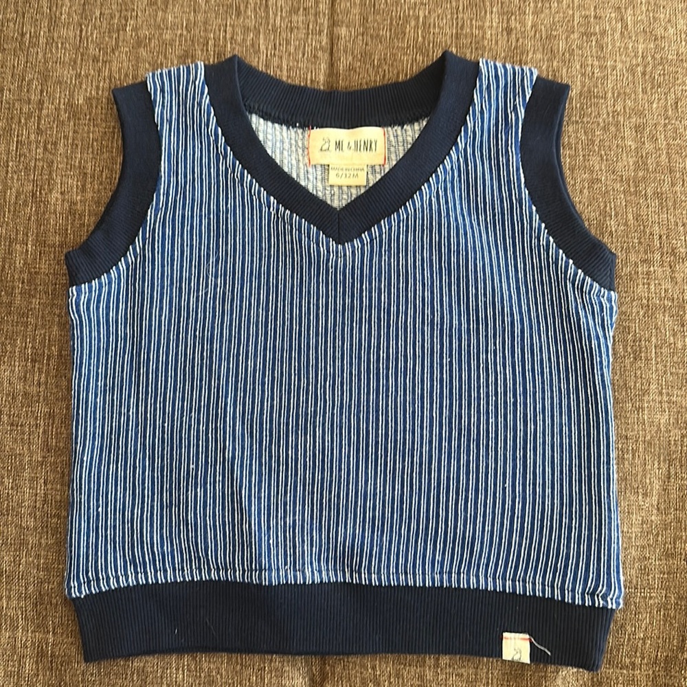 Boys Blue Sweater Vest